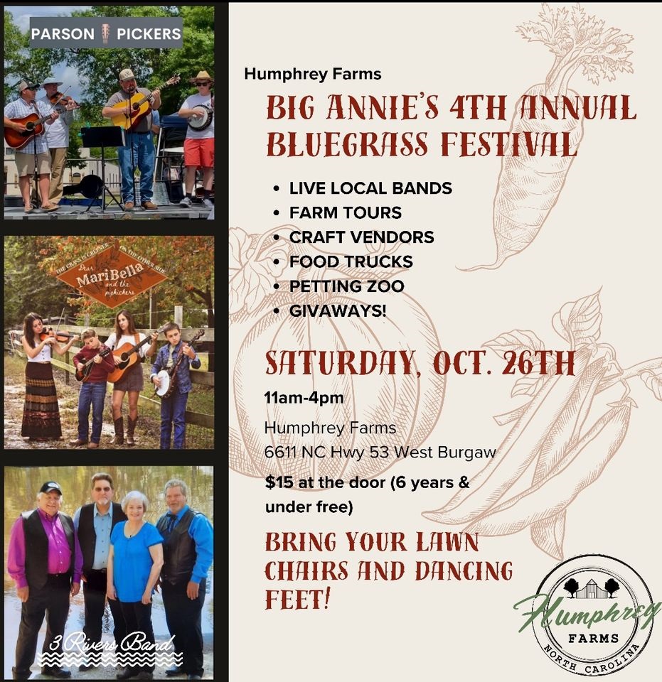 4th Big Annies Bluegrass Festival